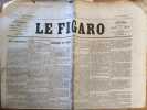 Le Figaro : 30 janvier 1871. Annonce de l'armistice.. LE FIGARO 