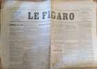 Le Figaro : 11 janvier 1871. Paru pendant le siège de Paris.. LE FIGARO 