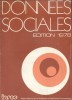 Données sociales édition 1978.. DONNEES SOCIALES 