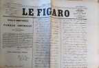 Le Figaro : 20 décembre 1870. Paru pendant le siège de Paris.. LE FIGARO 