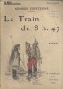 le train de 8 h 47. Roman.. COURTELINE Georges Couverture illustrée par Ricardo Florès.