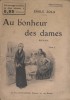 Au bonheur des dames. tome 1 seul.. ZOLA Émile Couverture illustrée par F. Auer.