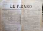 Le Figaro : 3 novembre 1870. Paru pendant le siège de Paris.. LE FIGARO 