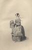 Les Français peints par eux-mêmes. La modiste.. LES FRANCAIS PEINTS PAR EUX-MÊMES - ANSPACH Maria d' Gravure sur bois hors texte, illustration dans le ...