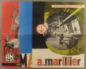 Trois dépliants publicitaires de la société A. Marillier, fabricants de matériel de fonderie à Saint-Loup-sur-Semouse (Haute-Saône). Groupe de ...