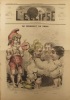 L'éclipse N° 53b : Le jugement de Pâris, couverture illustrée en couleurs par Blaze, remplaçant celle d'André Gill censurée.. L'ECLIPSE 