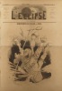 L'éclipse N° 59 : Giboulées de mars, couverture illustrée par André Gill. Ce numéro a été censuré.. L'ECLIPSE 