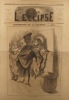 L'éclipse N° 98 : L'ouverture de la chambre, couverture illustrée par André Gill. Ce numéro a été censuré.. L'ECLIPSE 