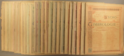 L'Echo de la timbrologie. Année complète 1926. 24 numéros du N° 721 au N° 744. Bimensuel.