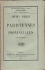Parisiennes et provinciales.. ACHARD Amédée 