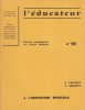 L'éducation musicale.. L'EDUCATEUR 1965 - FREINET C. - DELBASTY P. 