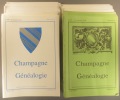 Champagne généalogie 1990 à 1998. 30 numéros du bulletin de liaison des centres généalogiques de l'Aube et de la Marne (et de la Haute-Marne). Numéros ...