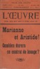 L'oeuvre. Hebdomadaire, numéro 30 - 6e année : Marianne et Aristide! Combien durera ce contrat de louage? Article sur Artistide Briand.. L'OEUVRE - ...