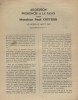 Cinq allocutions prononcées à la radio par Monsieur Paul Creyssel en 1943 (12 août - 16 et 23 septembre - 7 et 21 octobre).. RADIODIFFUSION FRANCAISE 