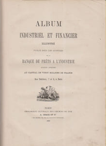 Théorie générale du crédit. Son organisation en France. La banque de prêt à l'industrie.