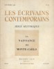 Les écrivains contemporains. N° 71. Série historique : La naissance de Monte-Carlo.. LES ECRIVAINS CONTEMPORAINS 