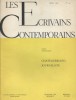 Les écrivains contemporains. N° 140. Série historique : Chateaubriand journaliste.. LES ECRIVAINS CONTEMPORAINS 