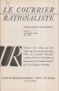 Le Courrier rationaliste 19e année N° 5. Supplément mensuel aux cahiers rationalistes.. LE COURRIER RATIONALISTE 1972 