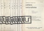Supplément mensuel aux Cahiers rationalistes - 32e année complète. Numéros d'octobre 1983 à septembre 1984. (Numéros 1 à 12).. SUPPLEMENT MENSUEL AUX ...