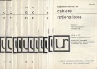 Supplément mensuel aux Cahiers rationalistes - 33e année complète. Numéros d'octobre 1984 à septembre 1985. (Numéros 1 à 12).. SUPPLEMENT MENSUEL AUX ...