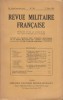 Revue militaire française. N° 33. Publiée avec le concours de l'état-major de l'armée.. REVUE MILITAIRE FRANCAISE 