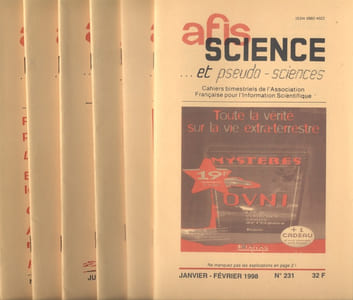 Cahiers bimestriels de l'Association Française pour l'Information Scientifique. Année 1998 complète. Du numéro 231 au numéro 236.