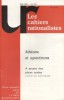 Les cahiers rationalistes N° 423 : Athéisme et agnosticisme.. LES CAHIERS RATIONALISTES 