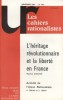 Les cahiers rationalistes N° 426 : L'héritage révolutionnaire et la liberté en France, par Maurice Agulhon.. LES CAHIERS RATIONALISTES 
