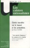 Les cahiers rationalistes N° 433 : Clartés nouvelles sur le hasard et les probabilités, par Pierre Claverie.. LES CAHIERS RATIONALISTES 