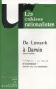 Les cahiers rationalistes N° 435 : De Lamarck à Darwin, par Gabriel Gohau.. LES CAHIERS RATIONALISTES 