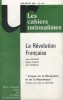 Les cahiers rationalistes N° 442 : La Révolution française.. LES CAHIERS RATIONALISTES 