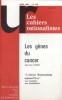 Les cahiers rationalistes N° 449 : Les gènes du cancer par Jean-Yves Cariou.. LES CAHIERS RATIONALISTES 