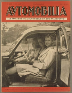 Automobilia N° 516. Le magazine de l'automobile et des transports. Mensuel. La Dyna Panhard en couverture.