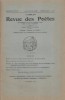 Revue des poètes. N° 359. Dirigée par Eugène de Ribier.. REVUE DES POETES 