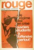 Rouge N° 7. Journal d'action communiste. Ouvriers étudiants à l'offensive partout!. ROUGE 