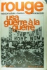 Rouge N° 35. Hebdomadaire d'action communiste. USA: Guerre à la guerre.. ROUGE 