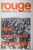 Rouge N° 114. Hebdomadaire de la ligue communiste. Tous avec ceux de Renault!. ROUGE 