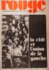 Rouge N° 176. Hebdomadaire de la ligue communiste. La CFDT et l'union de la gauche.. ROUGE 