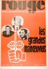 Rouge N° 208. Hebdomadaire de la ligue communiste. Les grandes manoeuvres.. ROUGE 