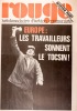 Rouge N° 242. Hebdomadaire d'action communiste. Europe: Les travailleurs sonnent le tocsin!. ROUGE 