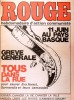 Rouge N° 303. Hebdomadaire d'action communiste. 11 juin au pays basque, tous dans la rue.... ROUGE 