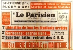 Le Parisien libéré. 13 mai 1968. M. Pompidou décide …. LE PARISIEN LIBERE 