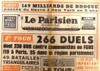 Le Parisien libéré. 27 juin 1968. 2e tour: 266 duels…. LE PARISIEN LIBERE 