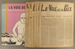 La voix de la paix. 11 numéros de 1967 à 1969. Série incomplète. Numéros 180 à 185 - 190 à 192 - 194 - 198.. LA VOIX DE LA PAIX 1967-1969 