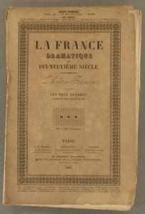 Les deux gendres. Comédie en cinq actes et en vers. Comédie en trois actes et en prose.