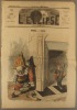 L'éclipse N° 49. Noël. Polichinelle en couverture. Couverture illustrée en couleurs par André Gill. Numéro censuré.. L'ECLIPSE 