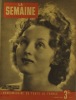 La Semaine N° 177. En couverture l'actrice Hélène Vercors.. LA SEMAINE 