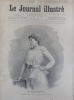 Le Journal illustré. Gravure à la Une : Jane Hading, de la Comédie Française. Gravure intérieure double page : Bagarre dans une église à Saint-Denis.. ...