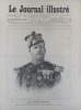 Le Journal illustré. Gravure à la Une : Le général Borius. Gravure intérieure double page : Le cuirassé Hoche.. LE JOURNAL ILLUSTRE - 24 juillet 1892 
