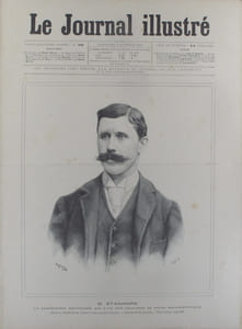 Le Journal illustré. Gravure à la Une : Le journaliste américain Stanhope qui s'est fait inoculer le virus anticholérique. Gravures intérieures double page : Voyage du président de la République aux grandes manoeuvres du Centre.
